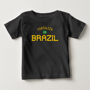Bedrückte Fortaleza Brasilien Baby T-shirt
