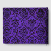 bedrückte gotische Lila- und schwarze Damasehe Gästebuch (Rückseite)