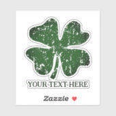 Bedrückte, grüne Kleberkleber Aufkleber (Blatt)