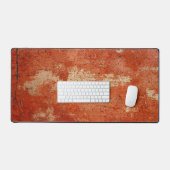 Bedrückte Grunge Terracotta Malerische Loft Dekora Schreibtischunterlage (Tastatur & Maus)