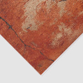 Bedrückte Grunge Terracotta Paint Loft Dekoration Seidenpapier (Ausschnitt)