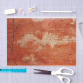 Bedrückte Grunge Terracotta Paint Loft Dekoration Seidenpapier (Handwerk)