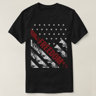 Bedrückte Grunge USA Freedom T-Shirt