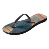 Bedruckte Hausschuhe - perfekte Mischung aus Komfo Badesandalen (Schrägansicht)