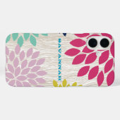 Bedruckte Imitate Holzmuster Chrysanthemum Floral Case-Mate iPhone Hülle (Rückseite (Horizontal))