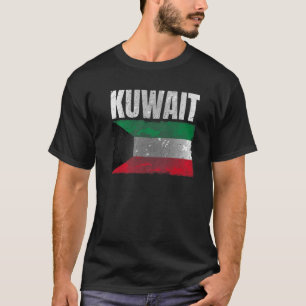 Bedrückte Kuwait-Flagge Grafik für Männer Frauen K T-Shirt
