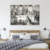 Bedruckte Leinwand "Das letzte Abendessen" (Insitu (Schlafzimmer))