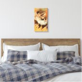 Bedruckte Leinwand "Zwei Ballerinas" (Insitu (Schlafzimmer))
