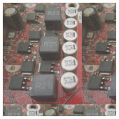 Bedruckte Leiterplatten Stoff (Nahaufnahme)