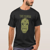 Bedrückte Retro Big Kahuna Tiki Idol T-Shirt (Vorderseite)