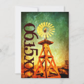 Bedrückte Rustikale Einladungen zur Hochzeit von W (Rückseite)