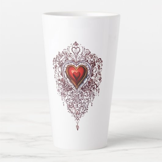 Bedruckte Tassen |Kaffeemugs |Tasse für Herzdesign (Vorderseite)