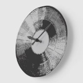 Bedrückte Vinyl-Uhr Große Wanduhr (Winkel)
