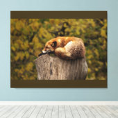 Bedruckte Wandverkleidung Leinwanddruck (Insitu (Holzboden))