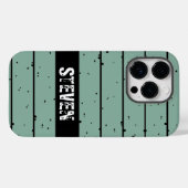 bedrückter blauer Sonnenuntergang Case-Mate iPhone Hülle (Rückseite (Horizontal))