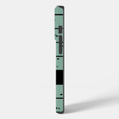 bedrückter blauer Sonnenuntergang Case-Mate iPhone Hülle (Rückseite / Links)