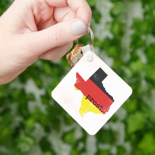 Bedrückter deutscher Flag-Prost-Schlüsselanhänger  Schlüsselanhänger (Hand)