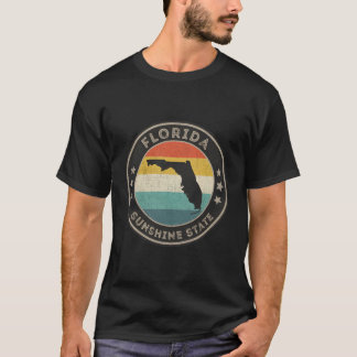 Bedrückter Florida Sunshine Staat T-Shirt