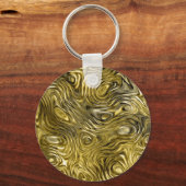 Bedruckter "Gold"-Schlüsselanhänger Schlüsselanhänger (Vorderseite)