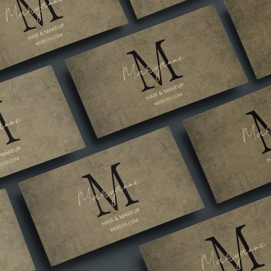 Bedrückter Grunge einfach Visitenkarte