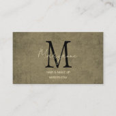 Bedrückter Grunge einfach Visitenkarte (Vorderseite)