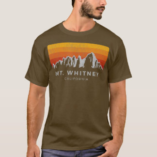 Bedrückter Mt Whitney California Sunrise T-Shirt