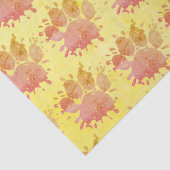 Bedrückter Paint Spritzer Dog Paw Print Seidenpapier (Detail)