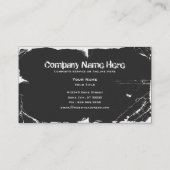 bedrückter Schwanz Visitenkarte (Rückseite)