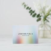 Bedrückter Text Moderne Abstrakte Kunst Visitenkarte (Stehend Vorderseite)