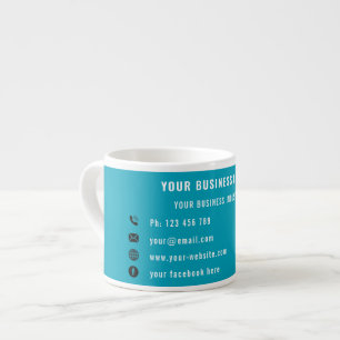 Bedruckter Werbe-Espresso-Becher für Unternehmen B Espressotasse