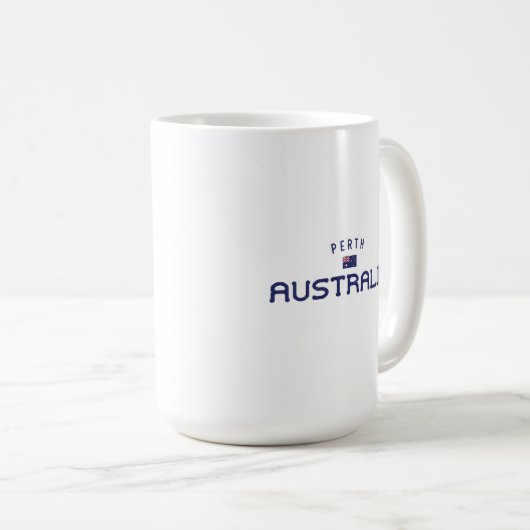 Bedrücktes Australien Kaffeetasse (VorderseiteRechts)