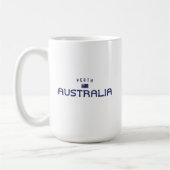 Bedrücktes Australien Kaffeetasse (Links)