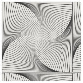 Bedrucktes Baumwollgewebe, gepolstertes Spiralmust Stoff (Nahaufnahme)