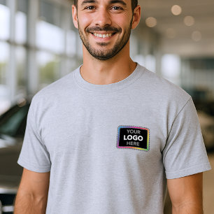 Bedrucktes Firmen T-Shirt mit individuellem Logo
