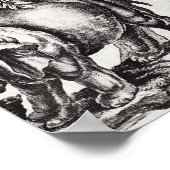 Bedrucktes Gewebe Poster (Ecke)