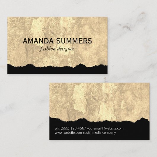 Bedrücktes Gewebe Visitenkarte (Vorne/Hinten)