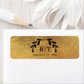 Bedrücktes Gold Wedding Cigar Band Label (Insitu)