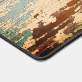 Bedrücktes Grunge mit geflochtenem lackiertem Holz Schreibtischunterlage (Ecke)