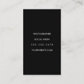 Bedrücktes Holz mit Verzierung und Vignette Visitenkarte (Rückseite)