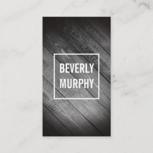 Bedrücktes Holz mit Verzierung und Vignette Visitenkarte