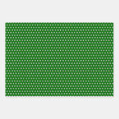 Bedrücktes Muster für Red Green Small Punkts Geschenkpapier Set (Vorderseite 3)