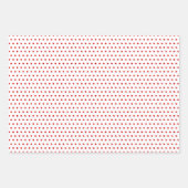 Bedrücktes Muster für Red Green Small Punkts Geschenkpapier Set (Vorderseite 2)