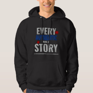 Bedrucktes Oberteil Every Authentic Has A Story Gr Hoodie