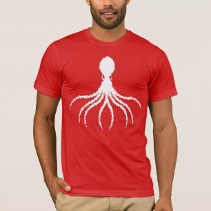 Bedrücktes Octopus-Design - Bella+Leinwand Jersey T-Shirt