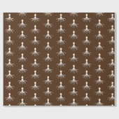 Bedrücktes Octopus-Design - Matte Wrapping Paper Geschenkpapier (Flach)