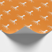 Bedrücktes Octopus-Design - Matte Wrapping Paper Geschenkpapier (Ecke)