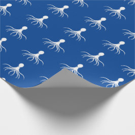 Bedrücktes Octopus-Design - Matte Wrapping Paper Geschenkpapier