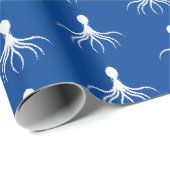 Bedrücktes Octopus-Design - Matte Wrapping Paper Geschenkpapier (Rolleneckpunkt)