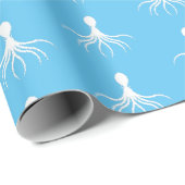 Bedrücktes Octopus-Design - Matte Wrapping Paper Geschenkpapier (Rolleneckpunkt)