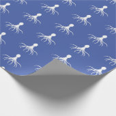 Bedrücktes Octopus-Design - Matte Wrapping Paper Geschenkpapier (Ecke)